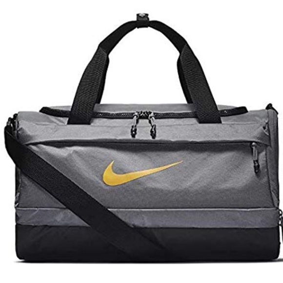 yellow nike duffel bag